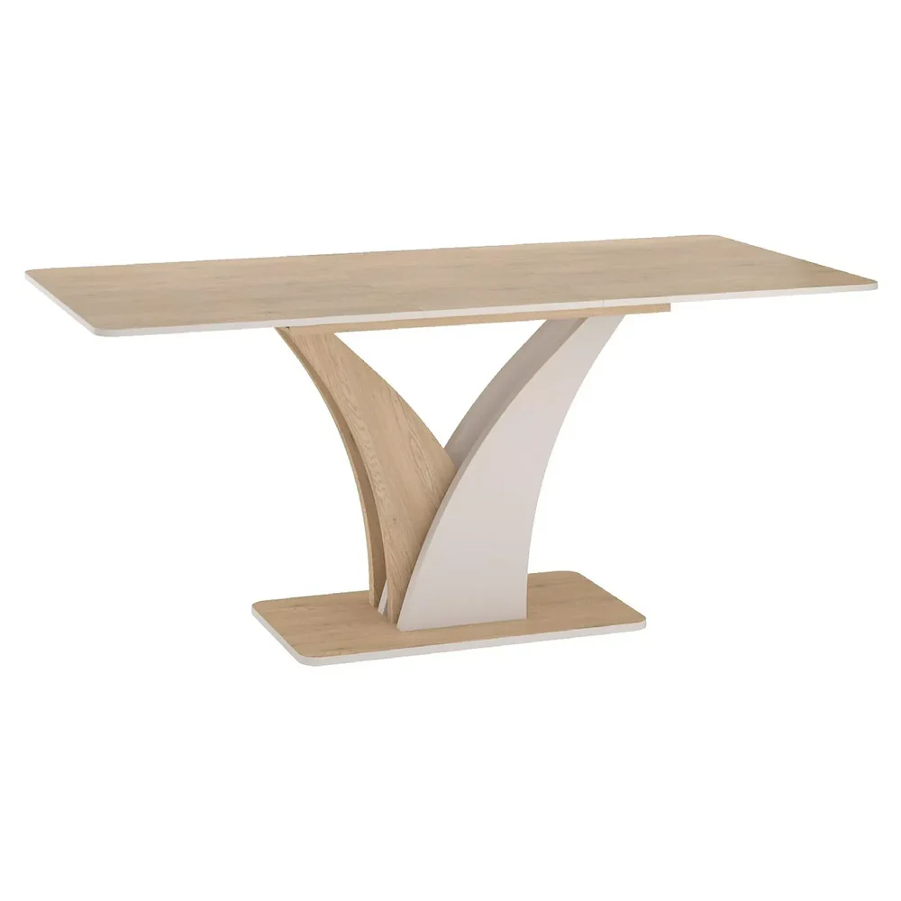 Masa extensibila VENTO, stejar/casmir, PAL laminat, 120/160x68x76 cm [2]