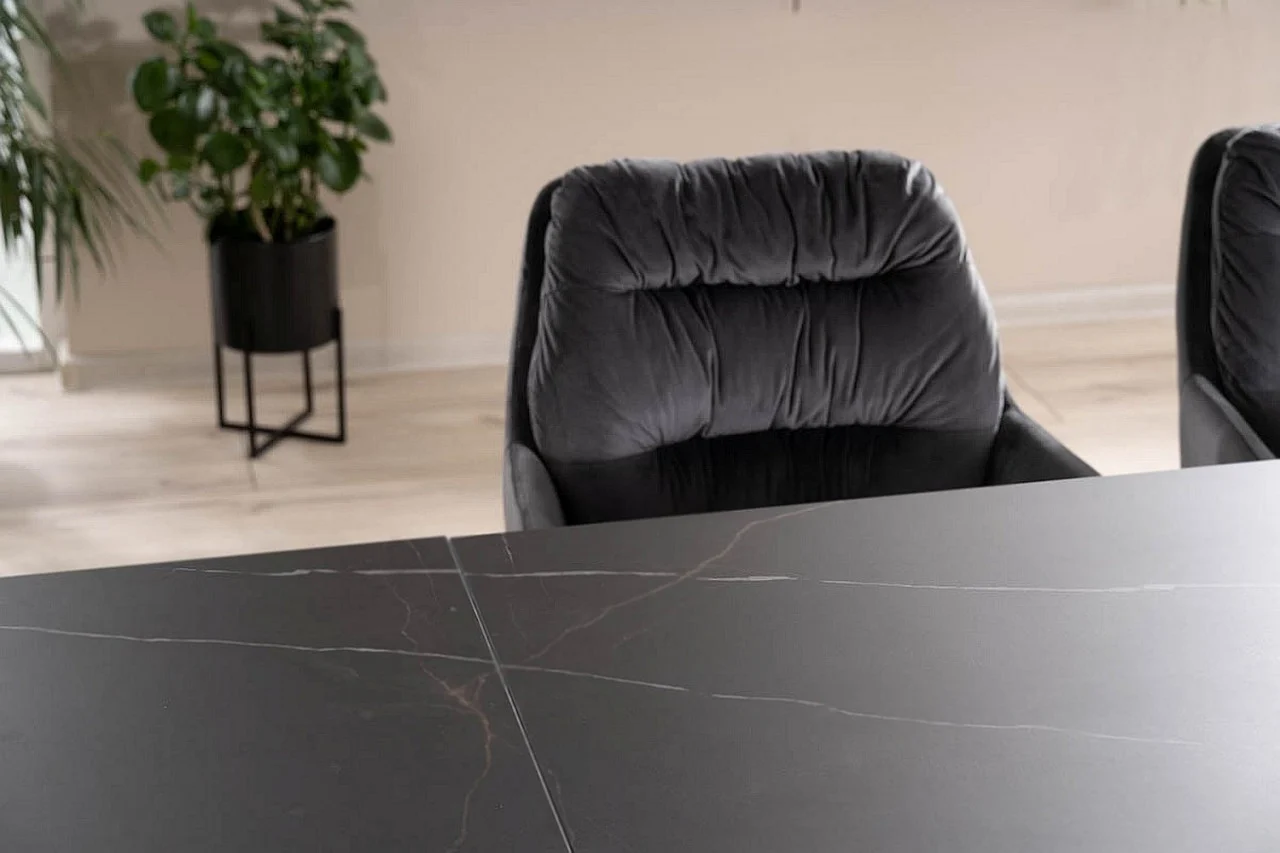 Masa extensibila Westin Ceramic Sahara negru/negru mat L160-240 cm [4]