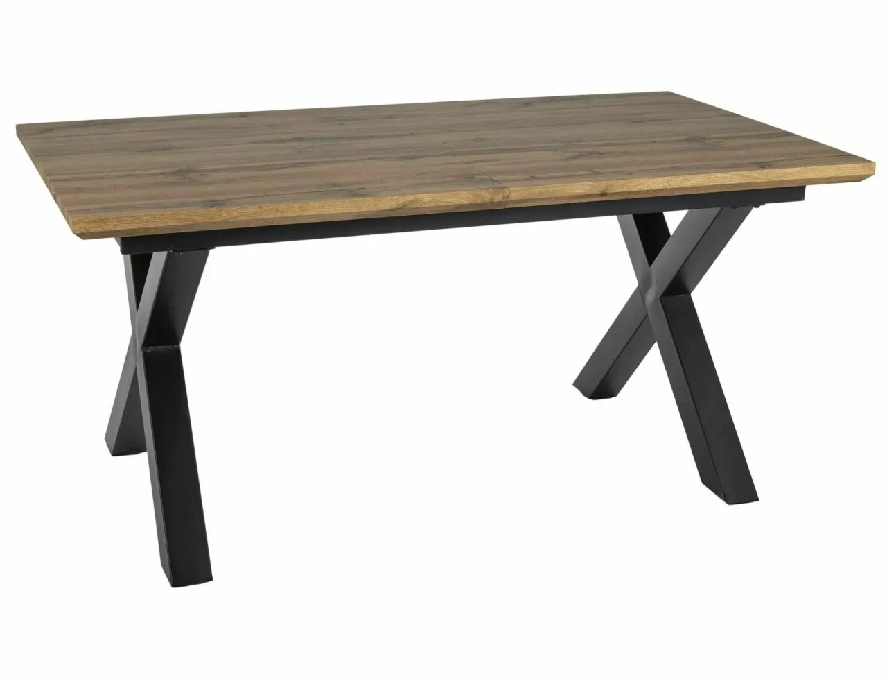 Masa extensibila Xaviero II stejar artizan/negru L160-240xl90 cm [2]