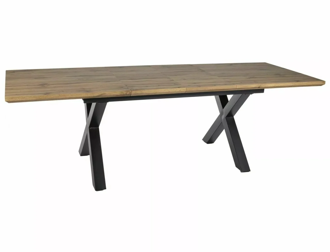 Masa extensibila Xaviero II stejar artizan/negru L160-240xl90 cm [3]