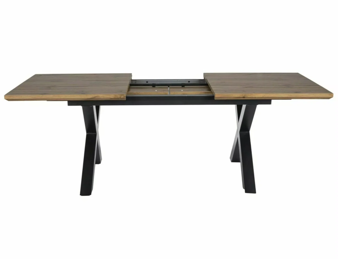 Masa extensibila Xaviero II stejar artizan/negru L160-240xl90 cm [6]
