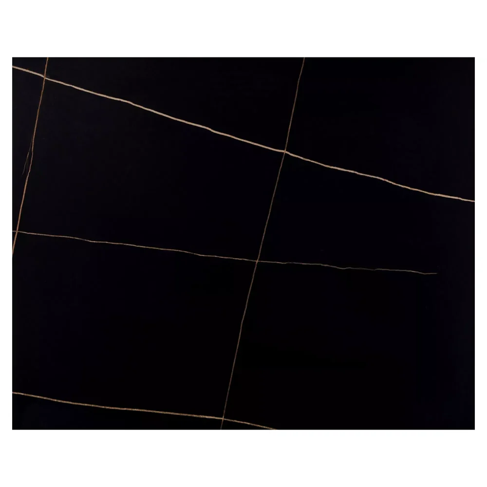 Masa RION, negru cu efect de marmura, ceramica/metal, 130x70x76 cm [4]