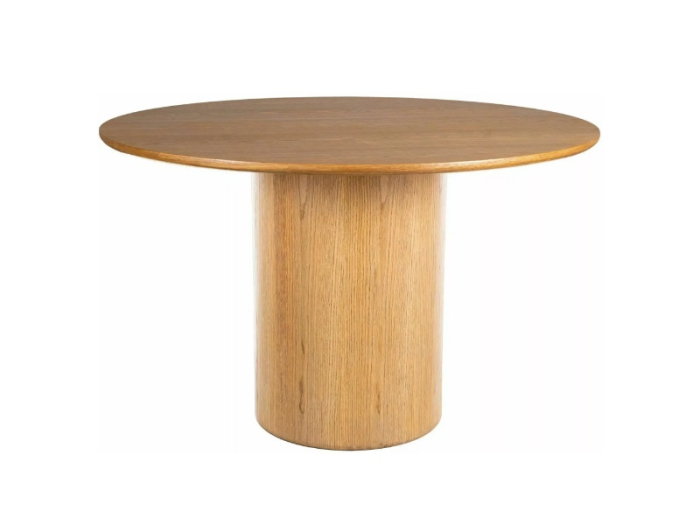 Masa RONDO NUT din MDF si furnir natural nuc - 120xH76cm [2]