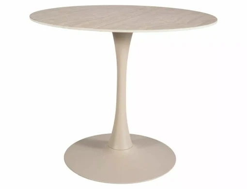 Masa rotunda Amadeo bej mat/cașmir ø90/h73 cm [2]