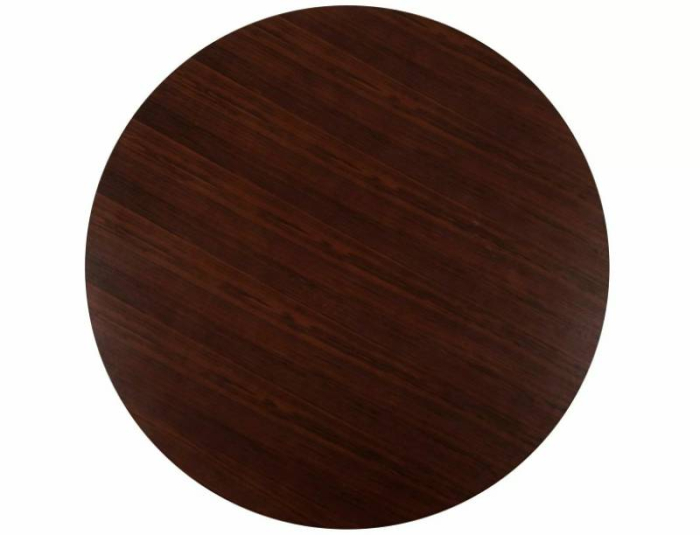 Masa RONDO NUT din MDF si furnir natural nuc - 120xH76cm [3]