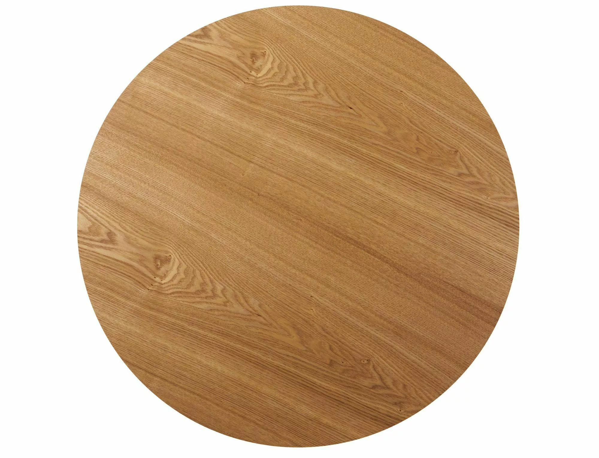Masa rotunda Rosalia MDF și furnir natural, stejar, ø80/h45 cm [2]