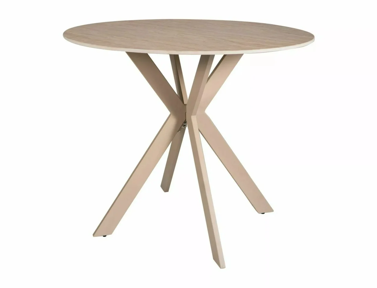 Masa rotunda Talia travertin bej mat/cașmir 90/h73 cm [2]