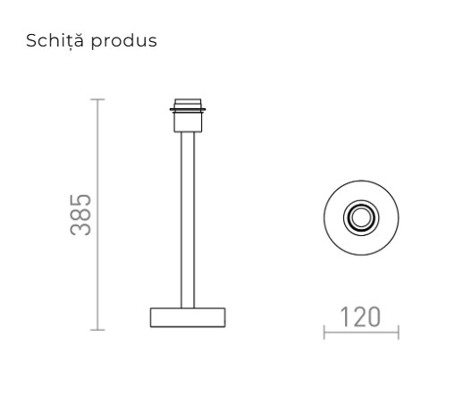 MAUI - Bază de masă din lemn pentru abajurur [3]