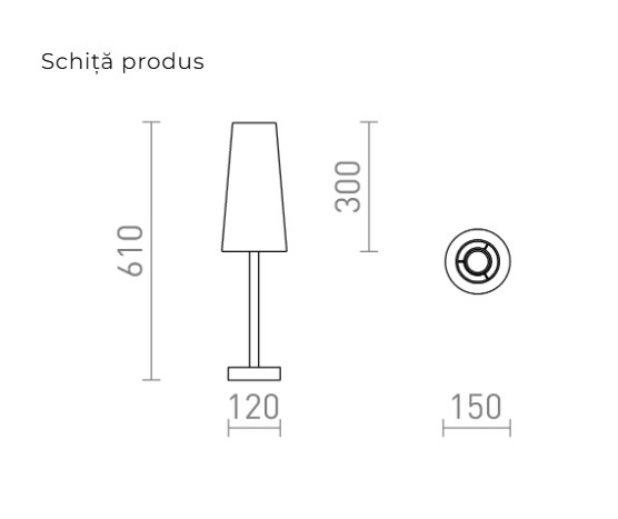 MAUI / CONNY - lampa de masă [2]
