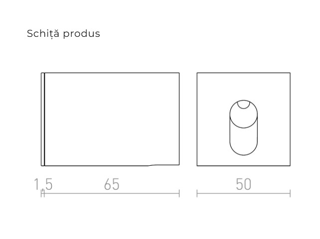 MEMPHIS SQ - Corp LED pătrat încastrat în perete [4]