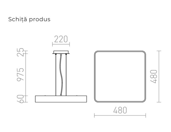 MENSA SQ 48 – Corp de iluminat suspendat [4]