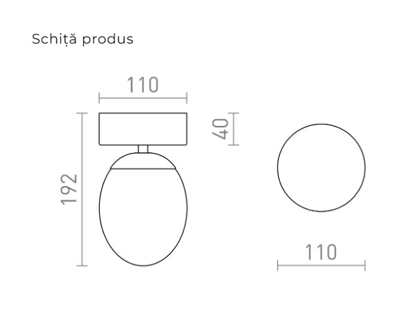 MERINGUE 11 - Corp de iluminat de tavan [3]