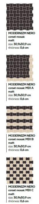 MODERNIZM NERO MOZAIC [6]