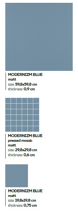 MODERNIZM BLUE MOZAIC [4]