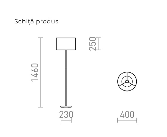 NYC / RON 40 – Lampă de podea cu suport [2]
