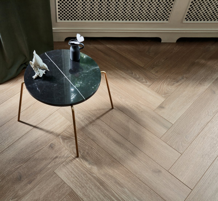 OAK SKYLINE PEARL GREY  HERRINGBONE [4]