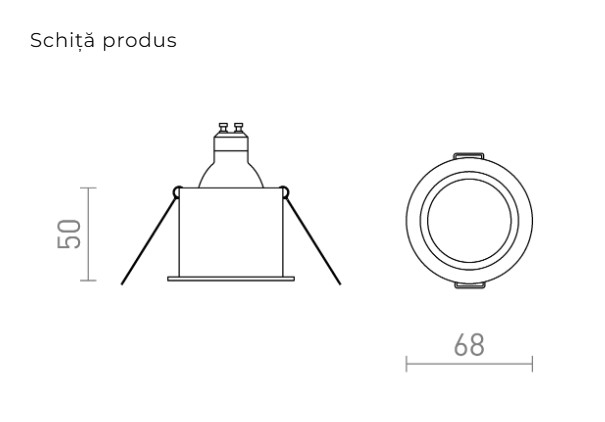 ORCO - Lumina incastrata din aluminiu [2]