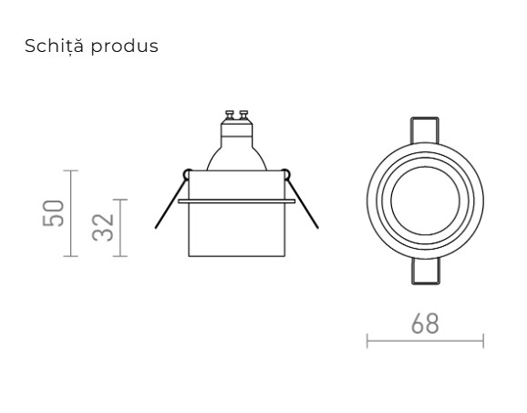 ORTA - Lumină parțial încastrată [2]