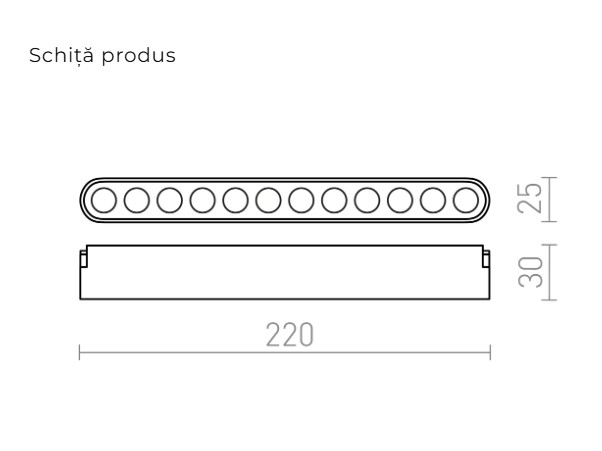 OXANA 22 – Lumină LED liniară pentru sisteme VEGA & WAVE 24V [6]