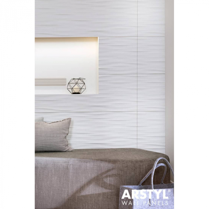 Panou decorativ 3D interior poliuretan Arstyl 3D WAWE [3]