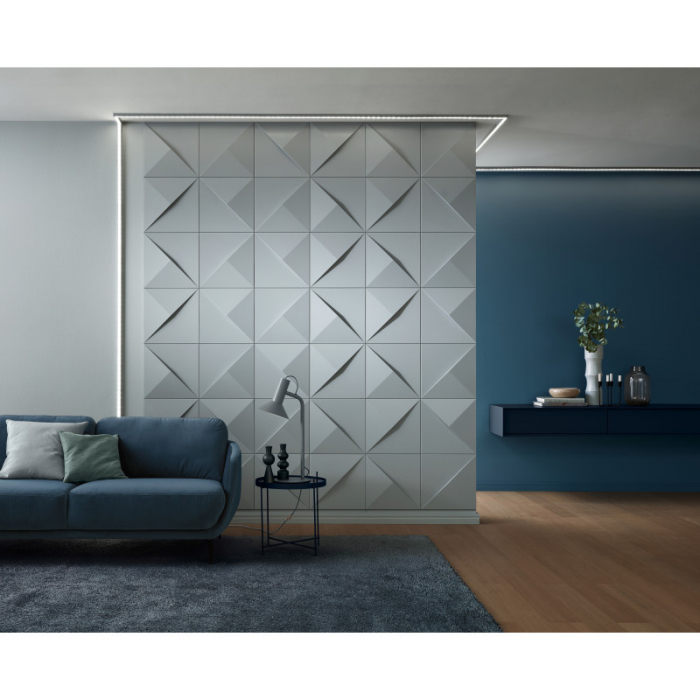 Panou decorativ 3D interior poliuretan PUZZLE 3D 380X31X380 [3]