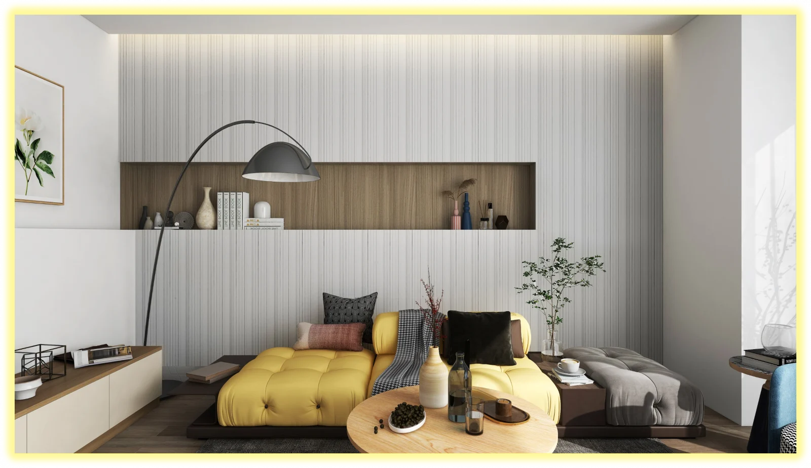 Panou decorativ 3D, model Riflaj WP4 - 13x1.2x270 cm [2]