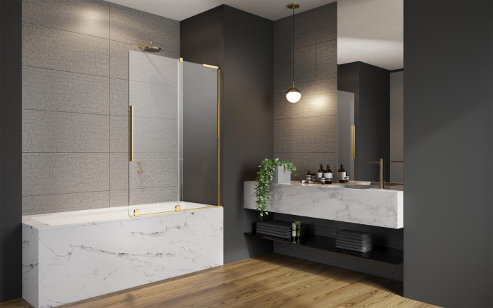 Paravan cadă FURO SL PND II – Auriu [2]