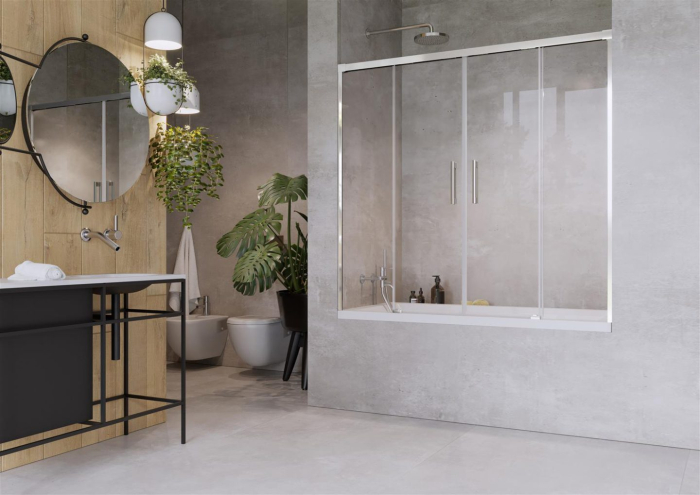 Paravan cadă Idea 6 PN DWD - Crom [2]