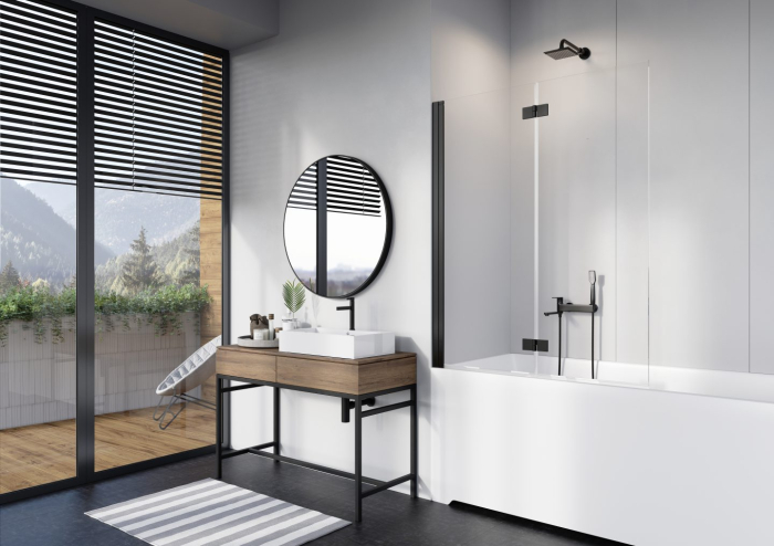 Paravan cadă Nes 6 PND I – Negru [2]