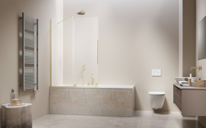 Paravan cadă Radaway Furo SL PND II - Auriu Periat [2]