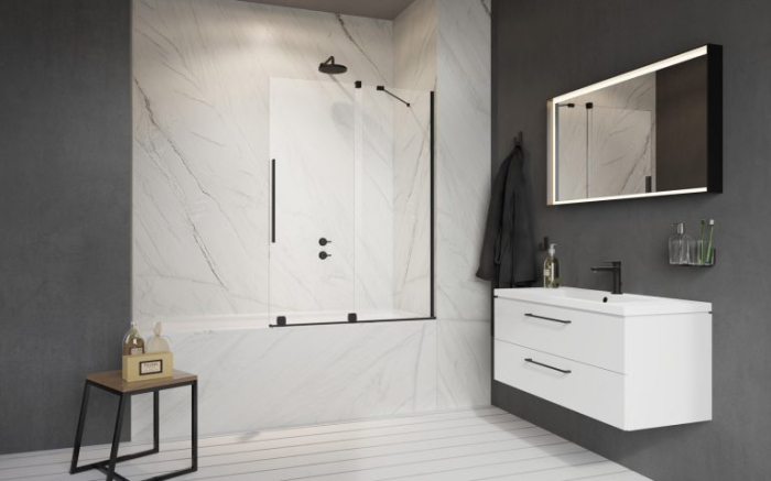 Paravan cadă Radaway Furo SL PND II - Negru [2]