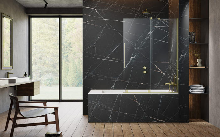 Paravan cadă Radaway Furo SL PND II - Nichel Periat [8]