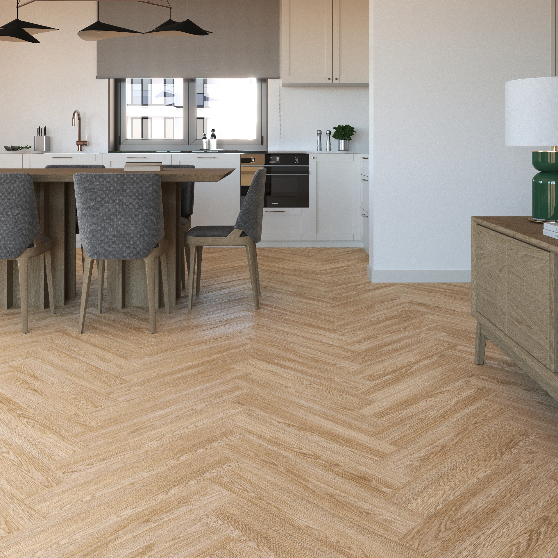 Parchet Stejar Zeno Herringbone [2]
