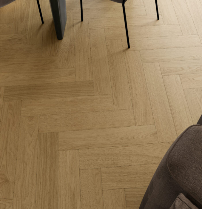 Parchet vinil SPC Stejar Cream Herringbone [5]