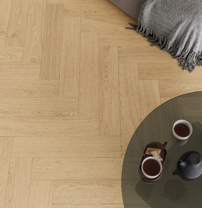 Parchet vinil SPC Stejar Cream Herringbone [6]