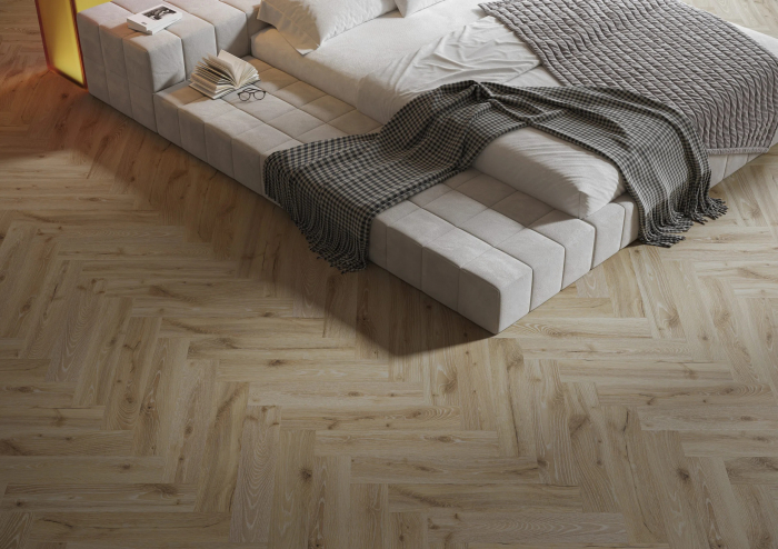 Parchet vinil SPC Stejar Desert Herringbone [4]