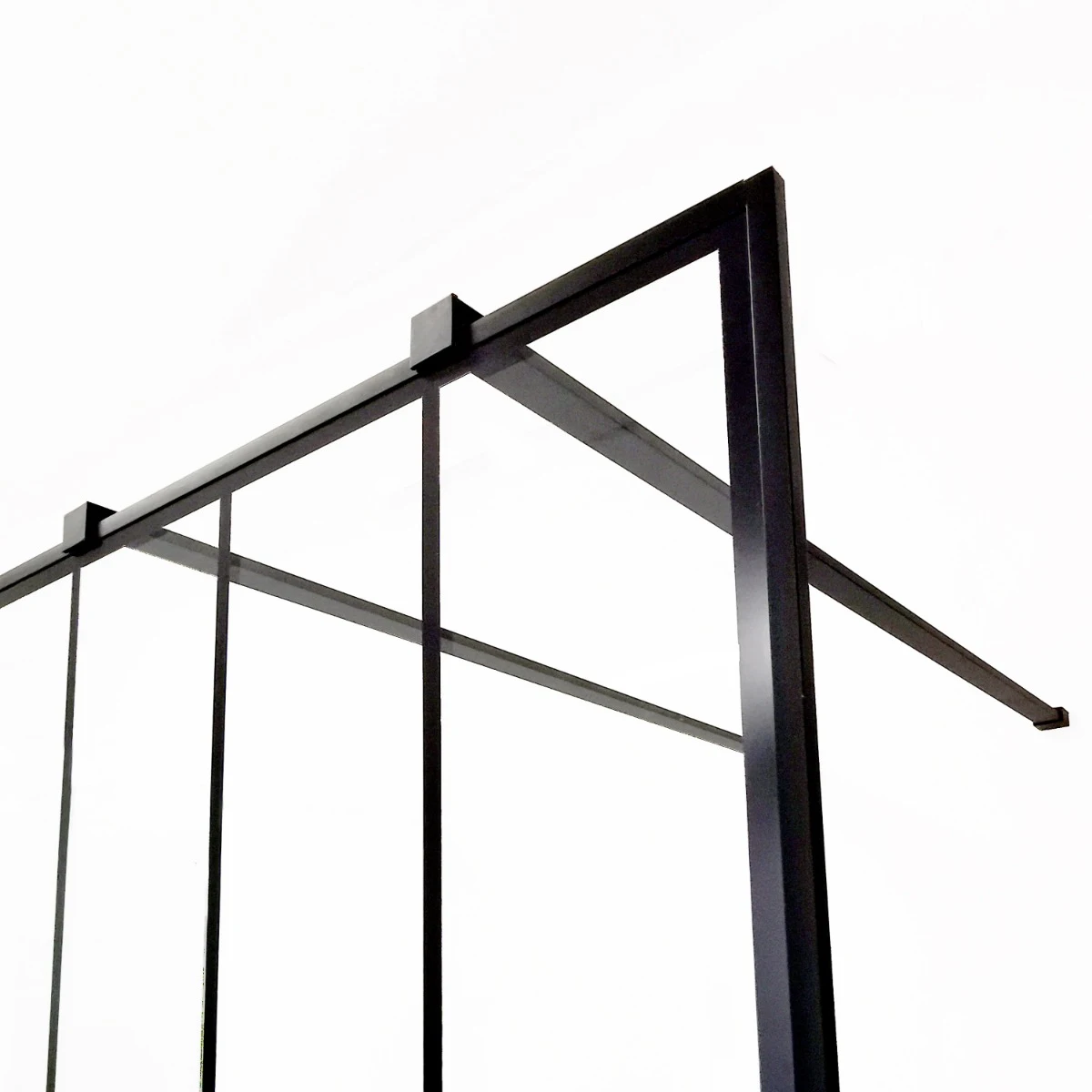 Perete dus tip WALK IN - WST 16 PROFIL NEGRU [3]