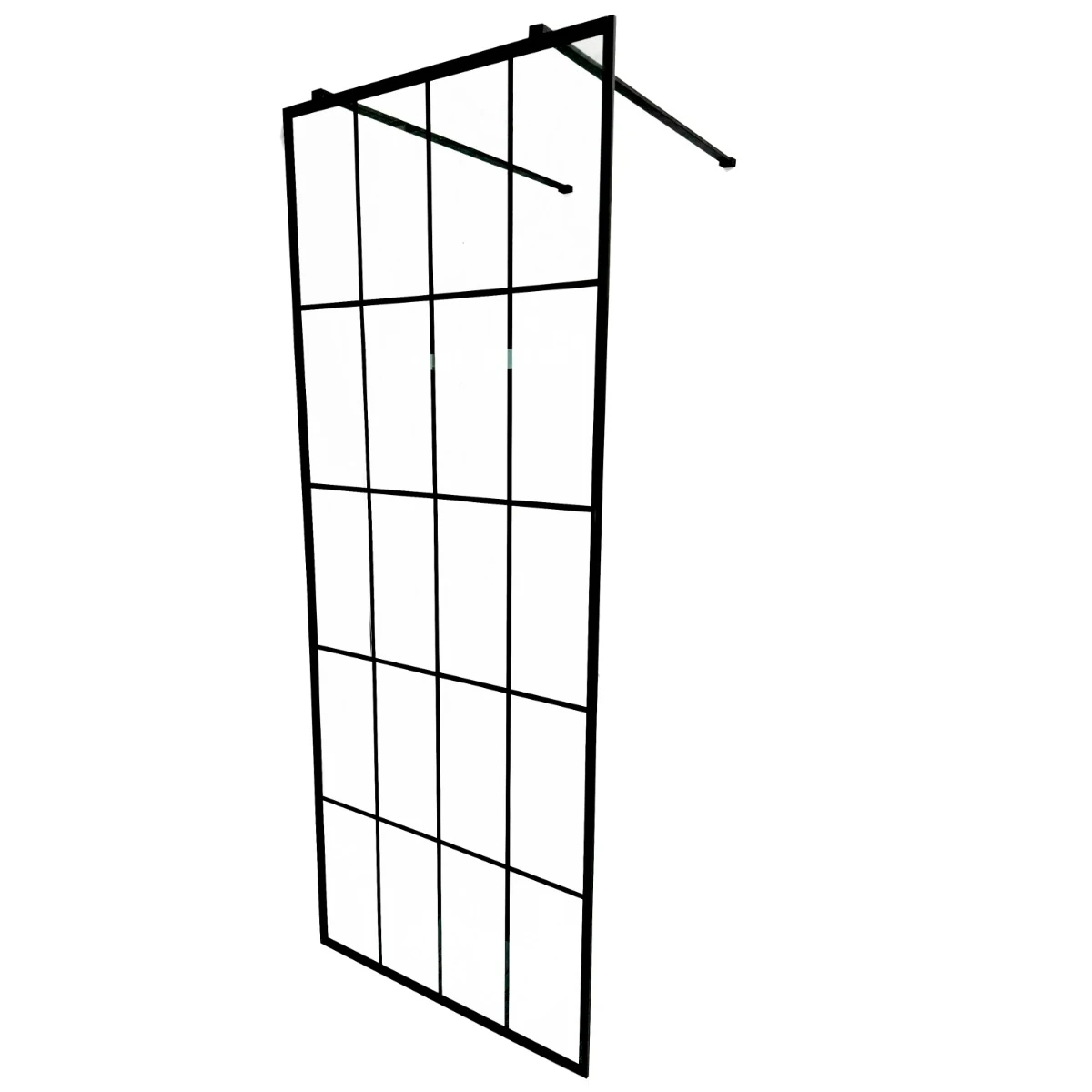 Perete dus tip WALK IN - WST 16 PROFIL NEGRU [2]