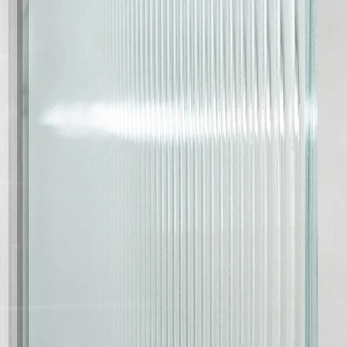 Perete dus tip WALK IN WST14, STICLA RIFLATA - PROFIL INOX [6]