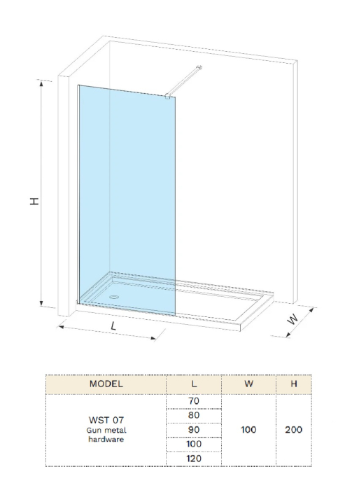 Perete dus WALK IN - WST 07 [9]