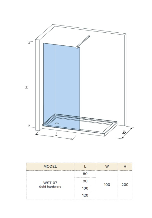 Perete dus WALK IN - WST07 [6]