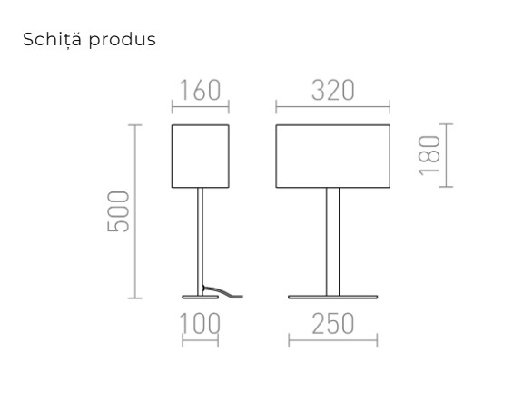 PLAZA M DE MASĂ - lampa de masă [5]