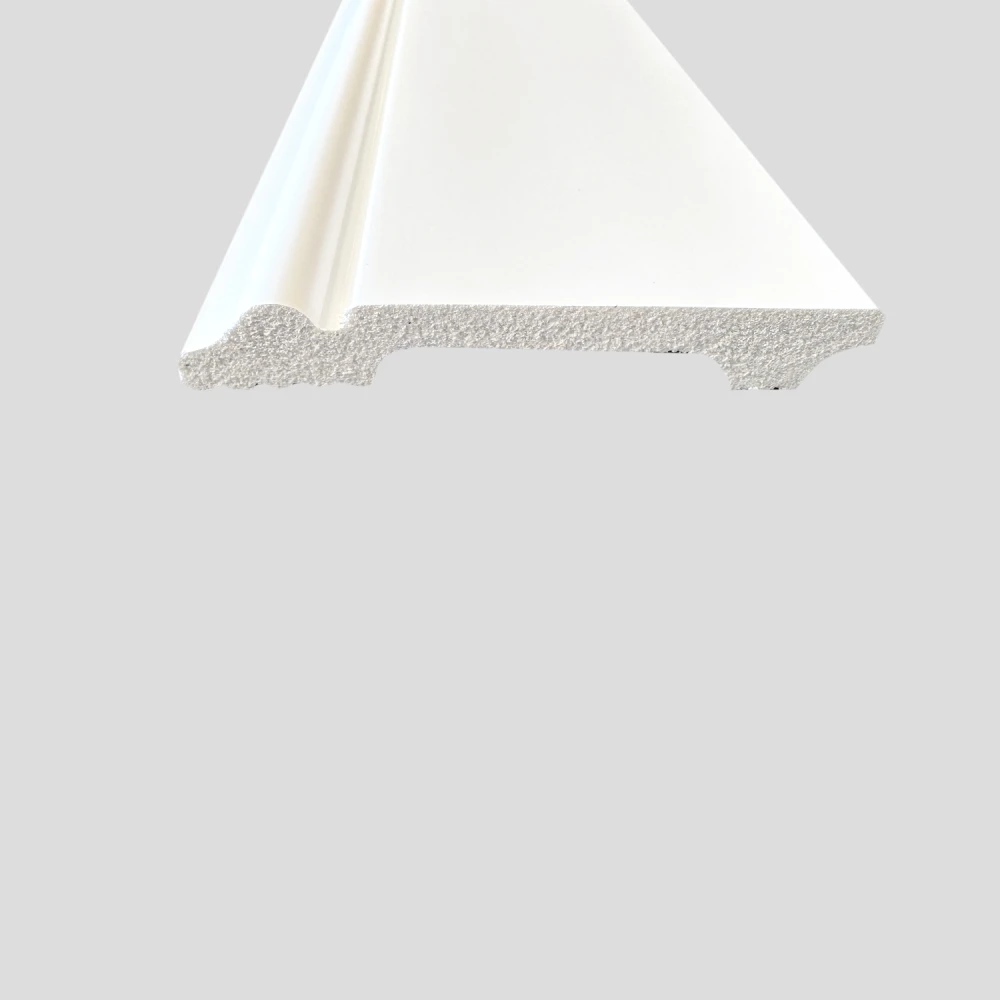 Plinta alba de parchet, polimer, latime 120 mm [1]