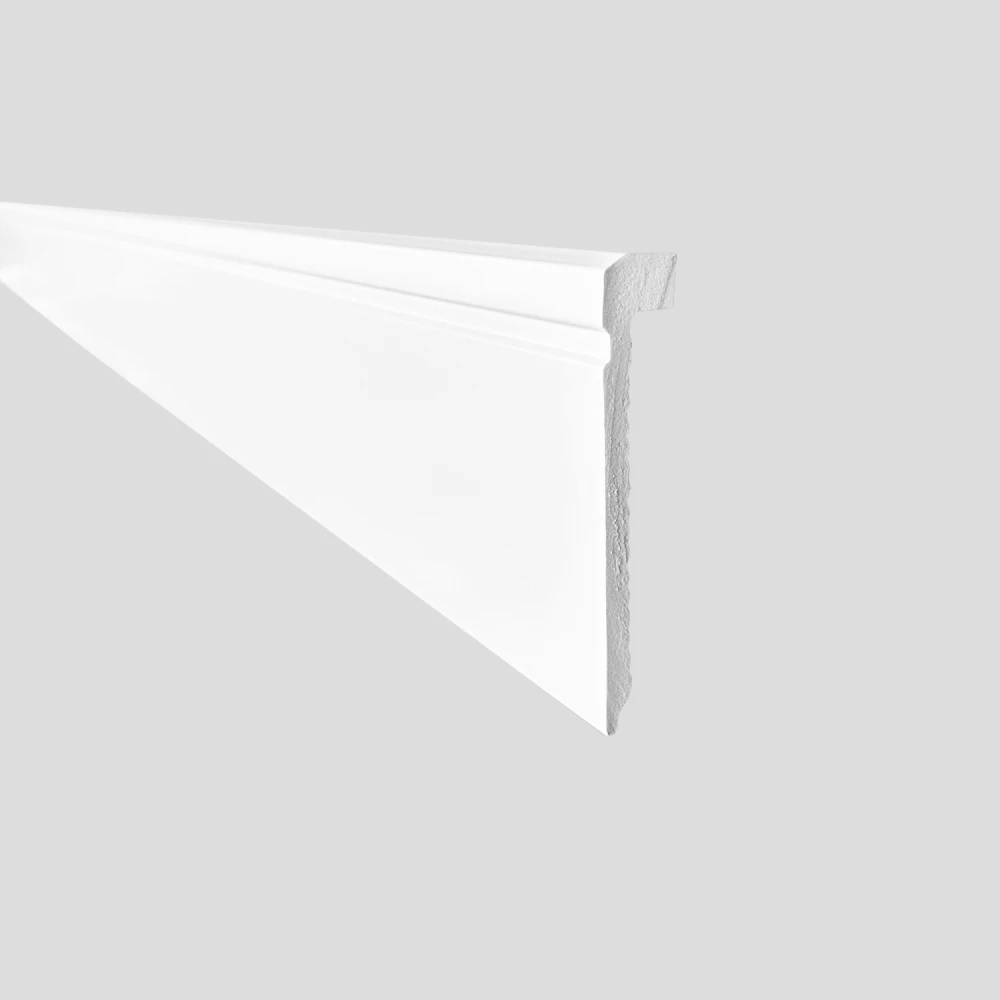 Plinta alba duropolimer, interior, latime 120 mm [3]