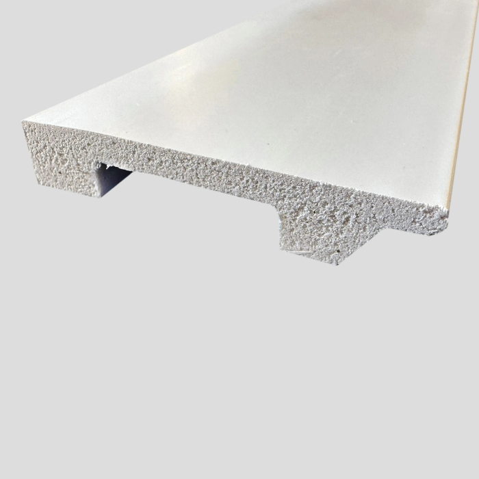 Plinta alba duropolimer pardoseala, latime 80 mm [3]