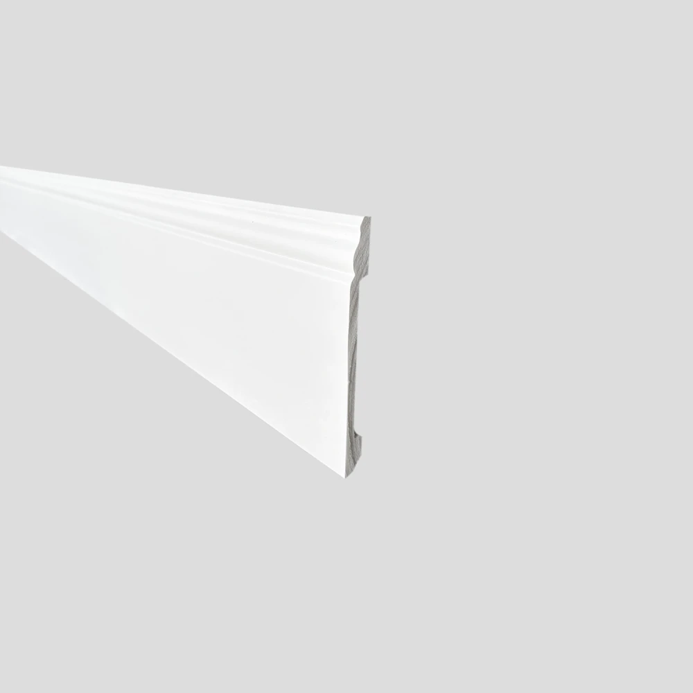 Plinta duropolimer alba simpla, latime 150 mm [1]