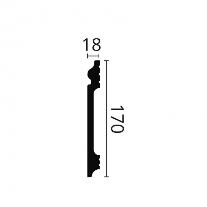 Plinta polimer dur FL17 170x18x2000 [2]