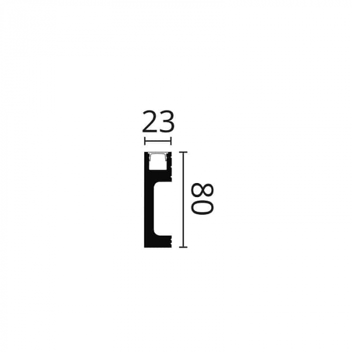 Plinta polimer dur IL10 80x23x2000 [2]