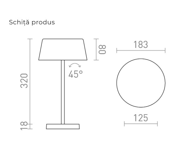 PRAHA - lampa de masă [5]