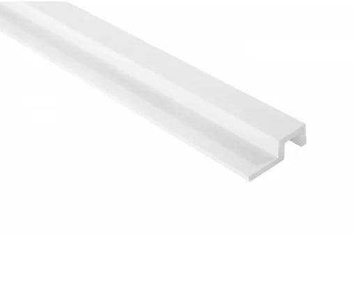 Profil stânga panou riflaj decorativ 3D din polimer rigid, model Steps L – 6.1x2.1x290 cm [1]